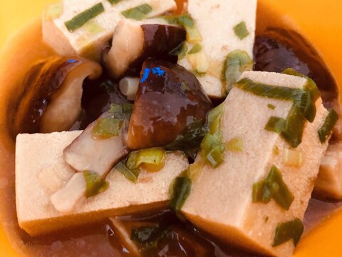 こっくり中華風❤️しいたけと高野豆腐のオイスター煮